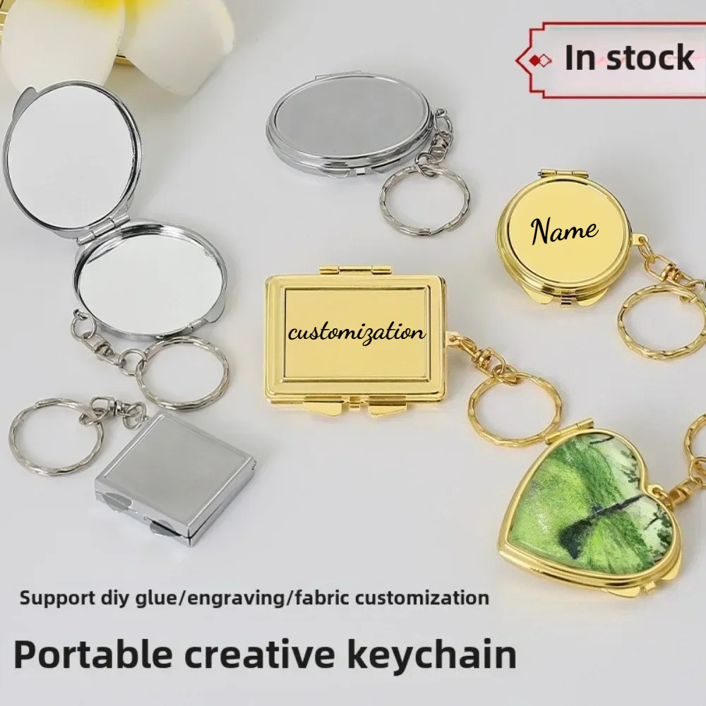 Initial Ring Custom - Aangepaste LOGO naam metalen roestvrijstalen spiegel