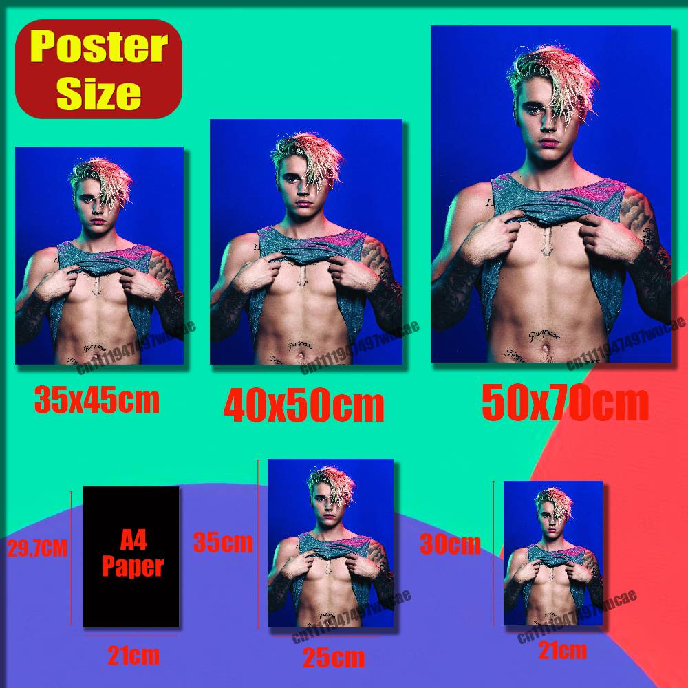 Voor J-Justin Singer B-Bieber  - Custom Map Poster recensie en prijs