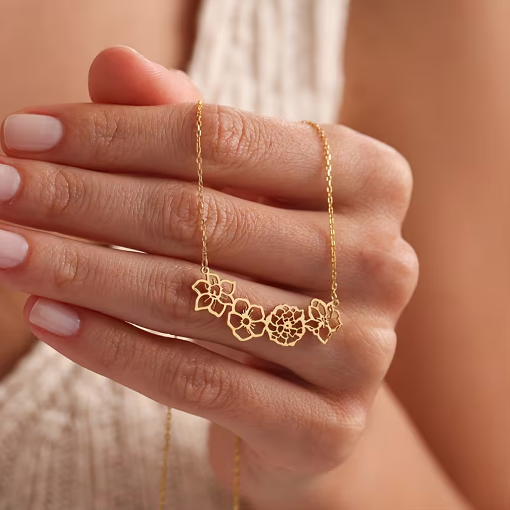 Gepersonaliseerde geboortebloe - Birth Flower Necklace recensie en prijs