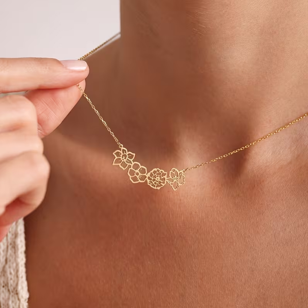 Gepersonaliseerde geboortebloe - Birth Flower Necklace recensie en prijs