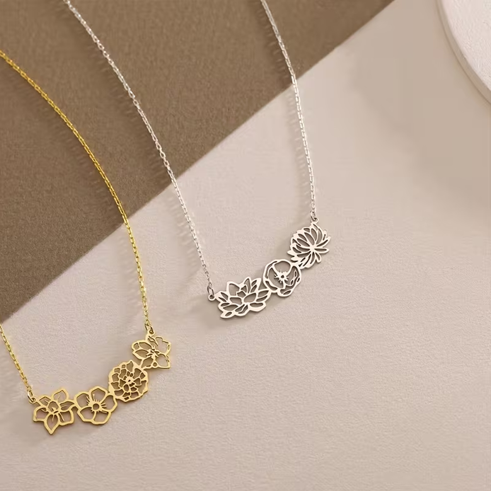 Gepersonaliseerde geboortebloe - Birth Flower Necklace recensie en prijs