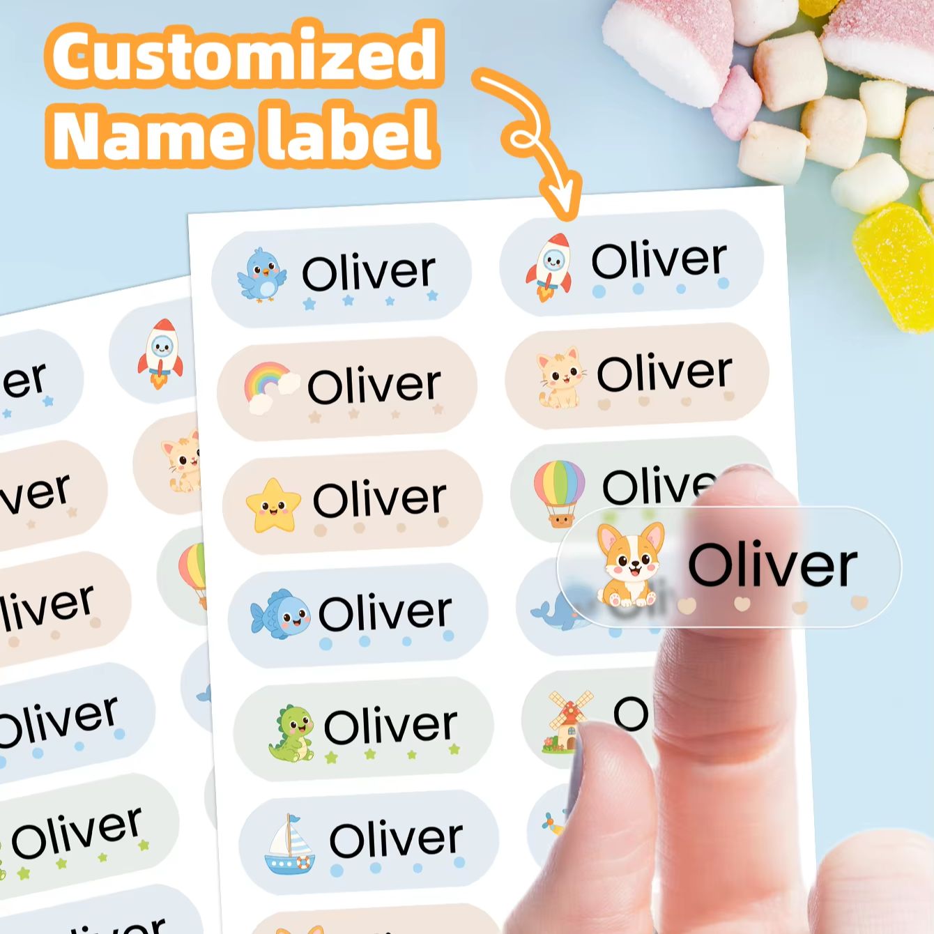 1-400 stuks op maat gemaakte c - Personalised Candle Label recensie en prijs